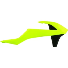 POLISPORT АКЦІЯ КРИШКИ РАДІАТОРА (КОМПЛЕКТ) KTM SX/SXF `16-18 EXC `17-19 КОЛІР ЖОВТИЙ FLUO