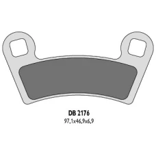 DELTA BRAKING КОЛОДКИ ДИСКОВІ ТОРМОЗНІ KH456 POLARIS - ZASTEPUJA DB2176MX-D І DB2176QD-D