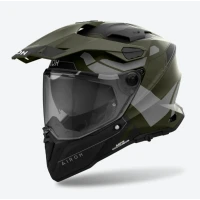AIROH ШОЛОМ COMMANDER 2 REVEAL MILITARY ЗЕЛЕНИЙ L