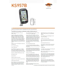 KAPPA СУМКА NA GPS / SMARTPHONE IPHONE X/8/7/6S/ПЛЮС, SAMSUNG GALAXY S6/S7/S8/S9 / EDGE Z КРІПЛЕННЯМ NA КЕРМА I ДЗЕРКАЛО - PATRZ ОПИС ДОДАТКОВІ