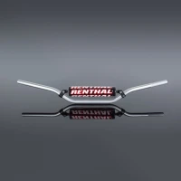 RENTHAL КЕРМО 7/8 ЦІЛИЙ (22MM) MX РУЧКИ SILVER ENDURO HIGH PADDED КОЛІР СРІБНИЙ Z GABKA