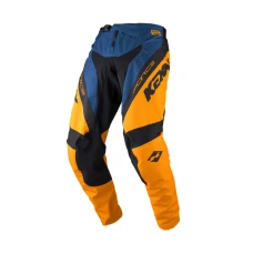 KENNY RACING ШТАНИ CROSS/ENDURO МОДЕЛЬ FORCE PETROL КОЛІР POMARANCZOWY/NIEBIESKI/CZARNY РОЗМІР 30