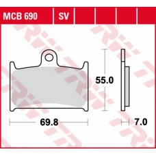 TRW LUCAS КОЛОДКИ ДИСКОВІ ТОРМОЗНІ KH145 KH236 ORGANIC SUZUKI GSF 1200 96-00, RF 900 94-97 ПЕРІД