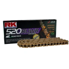 RK ЛАНЦЮГ ПРИВІДНИЙ GB520RUWR-122 (UW-RING) КРИШКА (CLF) W КОМПЛЕКТІ КОЛІР ЗОЛОТИЙ