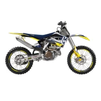 BLACKBIRD КОМПЛЕКТ НАЛІПОК (OKLEIN) HUSQVARNA FC/TC '14-'15, TE/FE '14-'16 DREAM 5 КОЛІР СИНІЙ ЖОВТИЙ