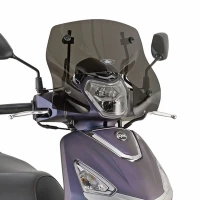 KAPPA 2025/07 СТІКЛО SYM HD 300 '19-'24, SYMPHONY 125 '20-'24, PIAGGIO MEDLEY 125 / 150 / S '20-'24, 19 X 44 CM PRZYCIEMNIONA