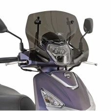 KAPPA 2025/07 СТІКЛО SYM HD 300 '19-'24, SYMPHONY 125 '20-'24, PIAGGIO MEDLEY 125 / 150 / S '20-'24, 19 X 44 CM PRZYCIEMNIONA