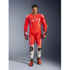 ALPINESTARS ШКІРИ SUITE 1-PCS GP TECH V5 FLUO RED/WHITE 50