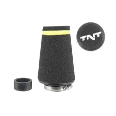 TNT ПРОДУВУ ФІЛЬТР, ШВИДКІСТЬ, ЧОРНИЙ, З'ЄДНАННЯ Ø 28/35MM, (Ø 70 - 48MM X L. 100MM)