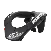 ALPINESTARS NECKSUPPORT BLACK/WHITE YOUTH ОДНОГО РОЗМІР