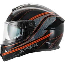 APEX ШОЛОМ FT300 VIENNA BLACK/ORANGE L