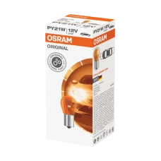 OSRAM ЛАМПОЧКА 21W 12V BAU15S PY21W (ПОМАРАНЧЕВИЙ КОЛІР) - POMARANCZOWA ВКАЗІВНИК ПОВОРОТУ 1 ШТУКА