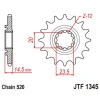 JT ЗІРОЧКА ПЕРІД Z ГУМА HONDA CRF 450 L-K '19 (JTF1345.13RB)* (LANC. 520) - зображення 1