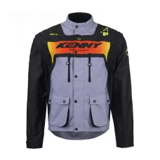 KENNY RACING КУРТКА ADVENTURE/ENDURO МОДЕЛЬ TRACK GREY/NEON ЖОВТИЙ КОЛІР CZARNY/SZARY/ZOLTY FLUO РОЗМІР XL