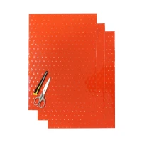 BLACKBIRD КОМПЛЕКТ НАЛІПОК (OKLEIN) (ПЛІВКА CRYSTALL 0,4 MM) (ПЕРФОРОВАНА) 3 X ЛИСТ 47X33CM, КОЛІР КОЛІР ПОМАРАНЧ