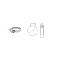 PROMX ХОМУТ SLIMAKOWA DGC W1 - 32-50/9MM - 5 ШТУК