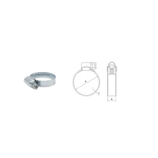 PROMX ХОМУТ SLIMAKOWA DGC W1 - 32-50/9MM - 5 ШТУК