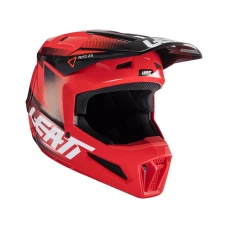 LEATT (НОВИНКА 2024) ШОЛОМ MOTO 2.5 V24 HELMET RED КОЛІР CZERWONY/CZARNY/BIALY РОЗМІР L (59-60 CM)