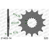 AFAM 2026/04 ШЕСТЕРНЯ ПЕРІД 2168 14 YAMAHA YFZ 450/YFM 700 RAPTOR '06-'19 (JTF1592.14) (LANC. 520)