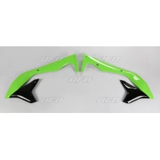 UFO КРИШКИ РАДІАТОРА KAWASAKI KXF 450 '16-'17 КОЛІР OEM (ZIELONY/CZARNY)