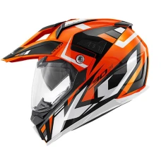 KAPPA ШОЛОМ KV30 EVO GRAYER ENDURO RIDE DUAL ВИКЛЮЧЕНИЙ ROAD Z СТІКЛО I БЛЕНДА КОЛІР ОРАНЖЕВИЙ/ЧОРНИЙ РОЗМІР L/60 ( УПРАВЛІННЯ ECE 22R06 )