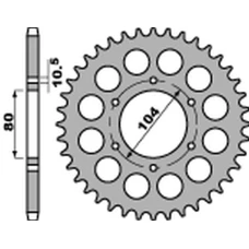 ЗАДНЯ ЗІРКА PBR 488 47 C45 KAWASAKI ZX 750R NINJA, ZRX 1200 '01-'06, ZX-12 '00-'06, ZZ-R 1200 '02-'04, ZX-9R '94-'01 (JTR488.47) (LANC. 530)