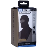 OXFORD KOMINIARKA Z MIKRO FIBRY Z DUZYM ОТВОРОМ NA ОЧІ DELUXE BALACLAVA MICRO FIBER КОЛІР ЧОРНИЙ РОЗМІР УНІВЕРСАЛЬНИЙ