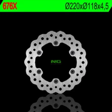 NG ДИСК ТОРМОЗНИЙ ЗАД SUZUKI RM 125/250 (88-98), DRZ 400 (220X118X4,5) WAVE (6X6,5MM)