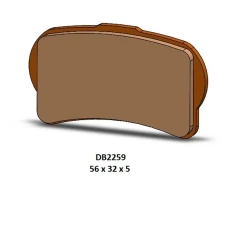 DELTA BRAKING КОЛОДКИ ДИСКОВІ ТОРМОЗНІ KH644 ПЕРІД GAS GAS TXT 125 '13-'17, TXT 250/280/300 '13-'19, MONTESA 4/4RT '14-'22, 300 RR '16-'21