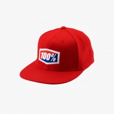 100 ПРОЦЕНТ CZAPKA  З КЕПКОЮ OFFICIAL FLEXFIT CAP RED КОЛІР ЧЕРВОНИЙ РОЗМІР L/XL