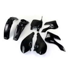 UFO ПЛАСТИК KIT 5-PARTS ЧОРНИЙ KX125/250 00-02