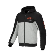 ALPINESTARS HOODIE ХРОМ V2 GRAY/BLACK/RED L