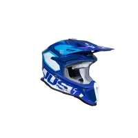 ШОЛОМ SHOT ЕНДУРО JUST1 J-18 F HEXA, КОЛІР БІЛО/ГОЛУБИЙ, РОЗМІР S