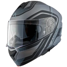 AMOQ ШОЛОМ MI100 PORTO BLACK/GREY, L