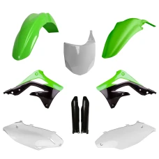 POLISPORT КОМПЛЕКТ ПЛАСТІКОВ (ПОВНИЙ KIT) KAWASAKI KX 450F '12 W КОМПЛЕКТІ TABLICA ПЕРІД (8656800002) I КРИШКИ AMORTYZAROROW (8351800002) КОЛІР ЗЕЛЕНИЙ
