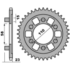 ЗАДНЯ ЗІРКА PBR 5334 41 C45 APRILIA RED ROSE 125 (88-95) (LANC. 520) (JTR20.41)