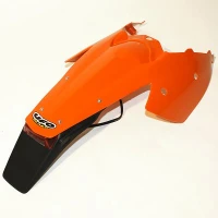 UFO КРИЛО ЗАД KTM SX '03-'06, EXC '03-'07 КРИЛО Z BOCZKAMI I ПЛАФОН КОЛІР КОЛІР ПОМАРАНЧ