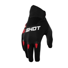 SHOT RACING РУКАВИЦІ MOTO DEVO RED КОЛІР ЧОРНИЙ/ЧЕРВОНИЙ РОЗМІР 10