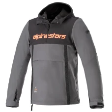 ALPINESTARS HOODIE SHERPA BLACK/GRAY/RED 2XL