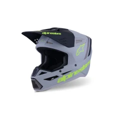 ALPINESTARS ШОЛОМ S-M3 RADIUM GRAY/BLACK/FLUO ЖОВТИЙ L