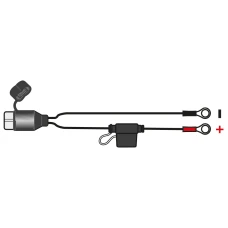 OXFORD ПРОВІД Z BEZPIECZNIKIEM DO LADOWAREK OXIMISER / MAXIMISER I DO GNIAZD USB (PODLACZA SIE DO АКУМУЛЯТОРА I KONCOWKE NP ПІД СИДІННЯ) (EL)