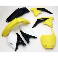 UFO КОМПЛЕКТ ПЛАСТІКОВ SUZUKI RMZ 250 '10-'18 КОЛІР OEM '13 (ЖОВТИЙ/ЧОРНИЙ) (SU415E999)