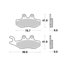 SBS BRAKEPADS КЕРАМІЧНІ (786HF)