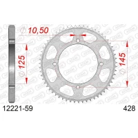 AFAM 2026/04 ШЕСТЕРНЯ ЗАД 4482 59 YAMAHA XVS 125 DRAG STAR '00-04, XVS 250 DRAG STAR '01-04' (JTR1874.59) (LANC. 428)