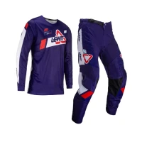 LEATT (НОВИНКА 2024) КОМПЛЕКТ (КОМПЛЕКТ) СОРОЧКА + ШТАНИ MOTO RIDE KIT 3.5 ROYAL КОЛІР GRANATOWY/BIALY/CZERWONY РОЗМІР XL