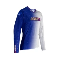 LEATT (НОВИНКА 2024) СОРОЧКА ROWEROWA MTB GRAVITY 4.0 JERSEY ULTRABLUE КОЛІР NIEBIESKI/BIALY РОЗМІР XXL