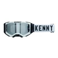 KENNY RACING ОКУЛЯРИ PERFORMANCE EVO 2 WHITE-CLEAR LENS- СКЛО PRZEZROCZYSTA КОЛІР BIALY/CZARNY