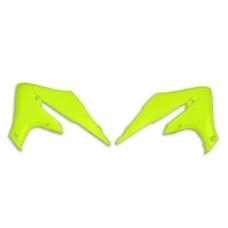 UFO КРИШКИ РАДІАТОРА YAMAHA YZF 250 '19, YZF 450 18-19 КОЛІР ЖОВТИЙ FLUO