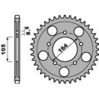 PBR ЗІРОЧКА ЗАД 4557 47 C45 GILERA GP 800 (09-13), APRILIA SRV850 (12) (LANC. 525) (JTR-BRAK)