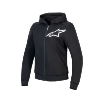 ALPINESTARS HOODIE ЖІНКА ХРОМ V2 BLACK/WHITE L